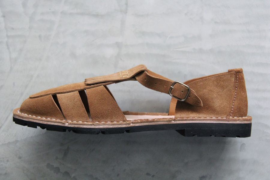 Steve Mono - Artisanal Sandals 10/02-Cognac Steve Mono,西班牙手工皮革涼鞋,handmade