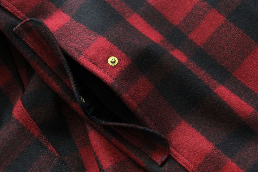 SURE'S Be Nature Mackinaw Wool Cruiser Jacket/Red XX DEVELOPMENT,Mackinaw,Cruiser Jacket,Mackinaw Wool Cruiser Jacket