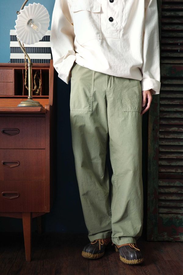 Ordinary Fits - JAMES FATIGUE FATIGUE RIP STOP OLIVE Ordinary Fits,James Pants,男生軍褲推薦,OG 107 ,男生寬鬆牛仔褲推薦,日本小眾男生休閒服飾品牌,男 日牌 牛仔褲,台南男生逛街,