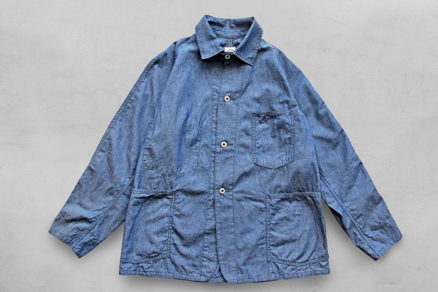 Post O`Alls -POST 43 Work Jacket Post Overalls,chambray,外套,工作外套,日本製造,