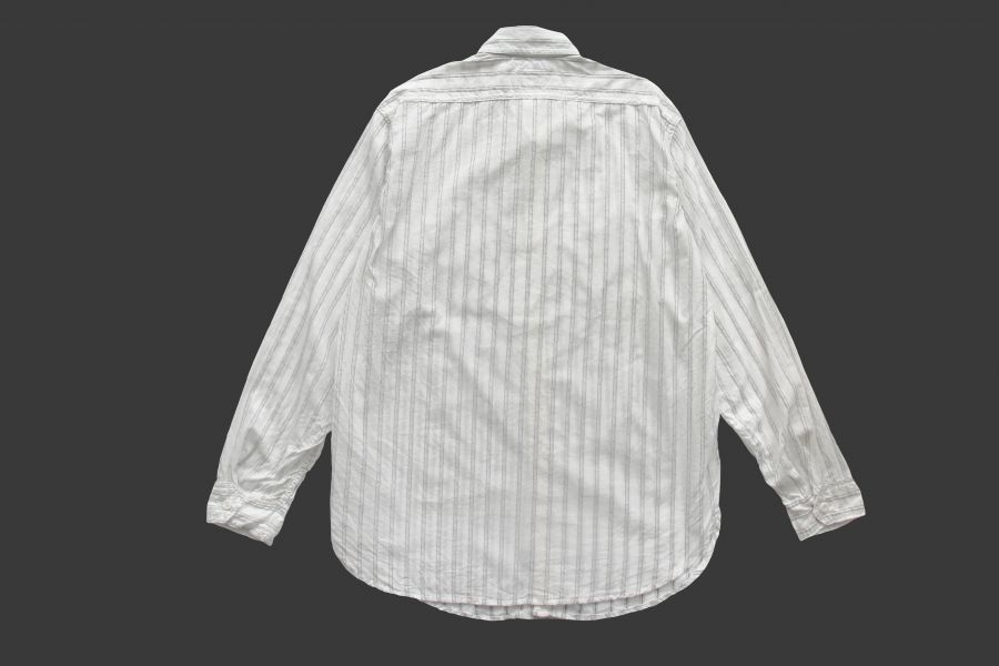 POST O'ALLS - ST.Louis Post O`Alls,直條紋 長袖 襯衫,Stripe shirt,春夏 襯衫,男 穿搭 上衣,日製,