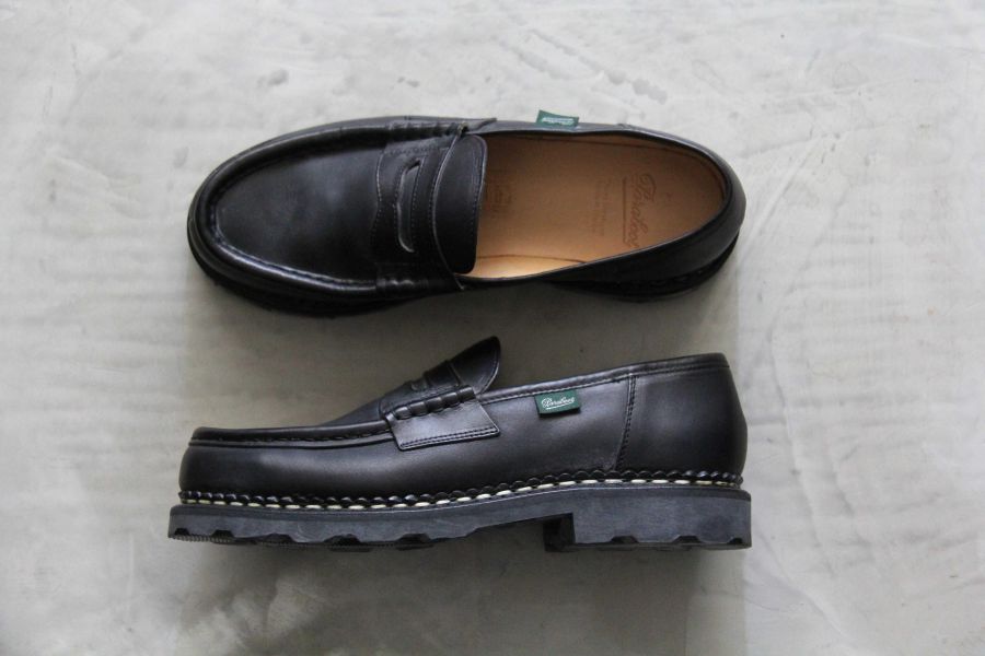 Paraboot -Reims/Noir Paraboot,黑色樂福鞋 loafer,男生休閒皮鞋推薦,樂福鞋 穿搭,