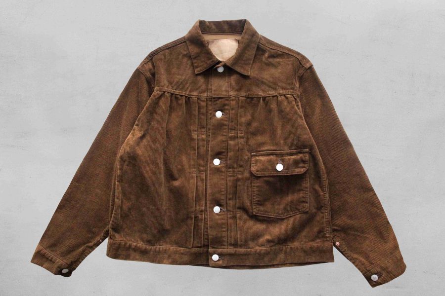 Ordinary Fits - CORDUROY JACKET TYPE 1ST Ordinary Fits,男 燈芯絨外套,一代外套,TYPE1,男秋冬外套,LEVI’S 1st Type 夾克,日系外套 秋冬,工裝外套 男,