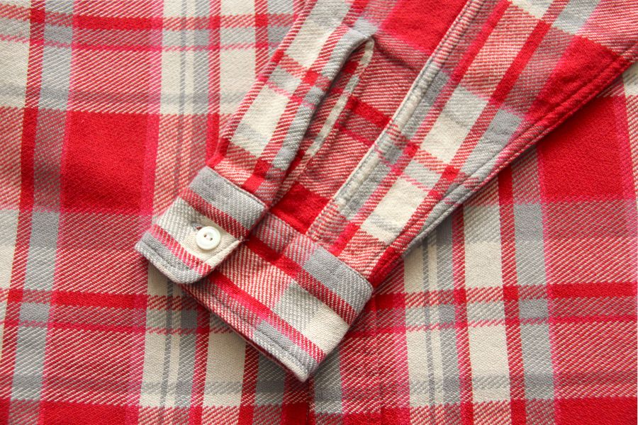 Barns Outfitters - BIGMAC Flannel Shirt/Red Barns Outfitters,男生短袖襯衫推薦,男生軍裝搭配,