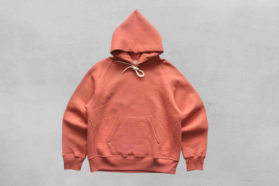 SURE'S CORN HEAD "AWESOME"HOODIE (Red Rock) 帽t,帽t 繩子綁法,美式休閒連帽衫,美式 帽t,XX DEVELOPMENT,日本製,Pigment Dye 染色 good on ,