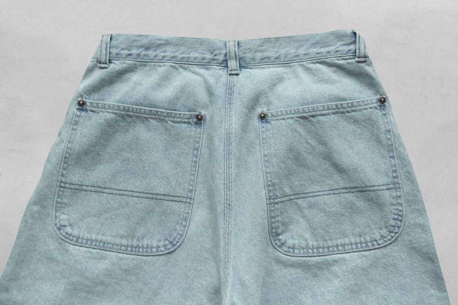 Ordinary Fits - BELL PANTS/BLEACH Ordinary Fits,男生水洗刷色牛仔褲,男 刷色 丹寧褲,男 工作褲 推薦,男生 寬鬆牛仔褲推薦,