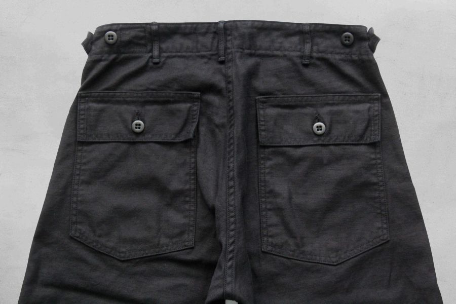 orSlow - US Army Fatigue Pant(Slim Fit) 日本 orSlow 軍褲,男生黑褲推薦,