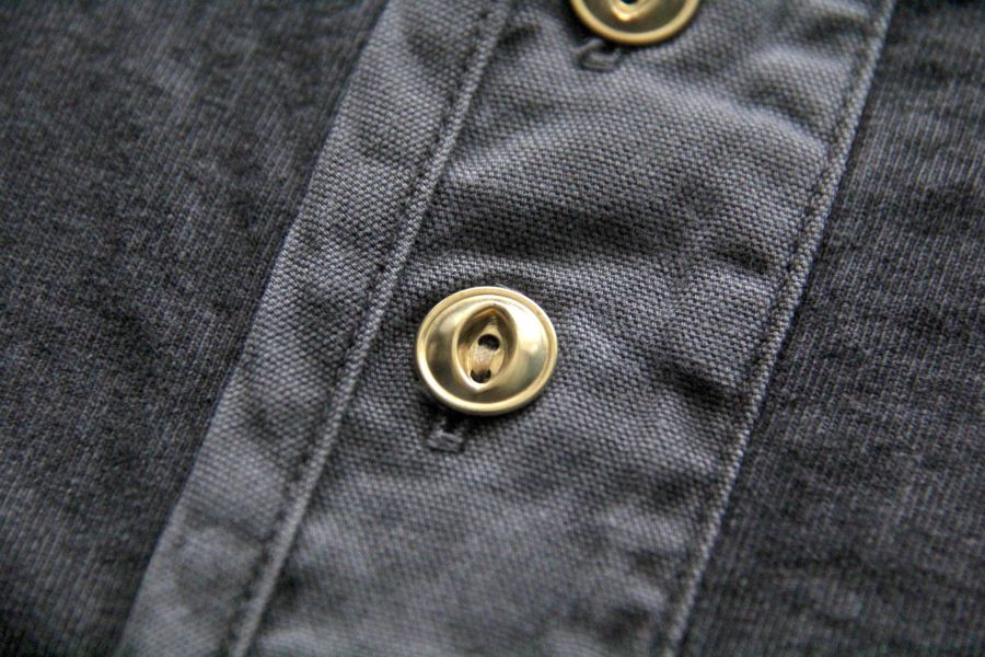 Barns Outfitters - Pigment Dyed “BIGCOZUN” WIDE HENRY TEE (BLK) Barns Outfitters,亨利領