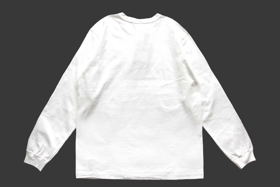 Barns Outfitters - Cozun LS Henley-T (White BSP) Barns Outfitters 秋冬長袖,洗舊感長t,男 經典 亨利領 長t,台南 復古美式 男裝店,