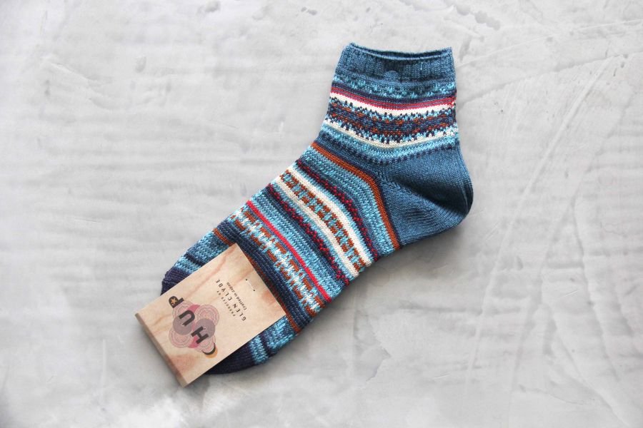 CHUP SOCKS - 短襪Arizona 日本製,職人,手工,民族風,印第安圖騰,登山,outdoor,