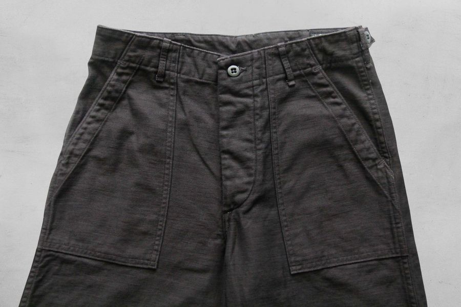 orSlow - US Army Fatigue Pant(Standard)/ Black 軍褲,orSlow,日本製,復刻,直筒褲,