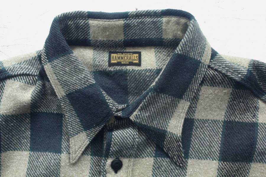 BELAFONTE-PULL OVER PLAID FLANNEL SHIRTS/粗格 BELAFONTE,Made in Japan,A Good Time Production,軍事,工裝,台南,台南逛街,台南男裝,選物店,老派,mr old