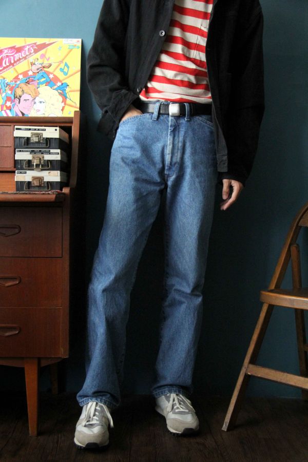 CRT JEANS - CR0002 1CH TWIN WASH STRAIGHT JEANS CRT,CRT JEANS,昭和復古,老派人生