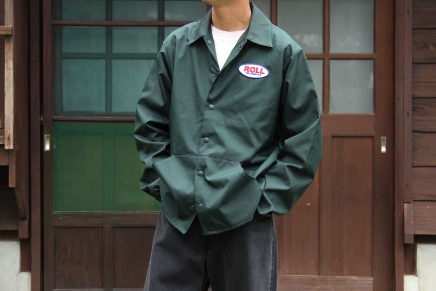 Barns Outfitters/60s Nylon Coach Jacket Barns Outfitters,教練 夾克,刺繡 外套,美式 風格,滑板 文化,