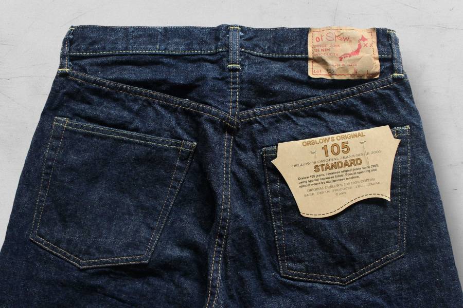 orSlow - STANDARD SELVEDGE DENIM 105 牛仔褲 推薦,牛仔褲 男 穿搭,中直筒 牛仔褲,赤耳 丹寧褲,Jeans,denim,orslow jp,台南 逛街 牛仔褲,orslow 105 107,牛仔褲 色落,養褲 原色褲,one wash,排扣,