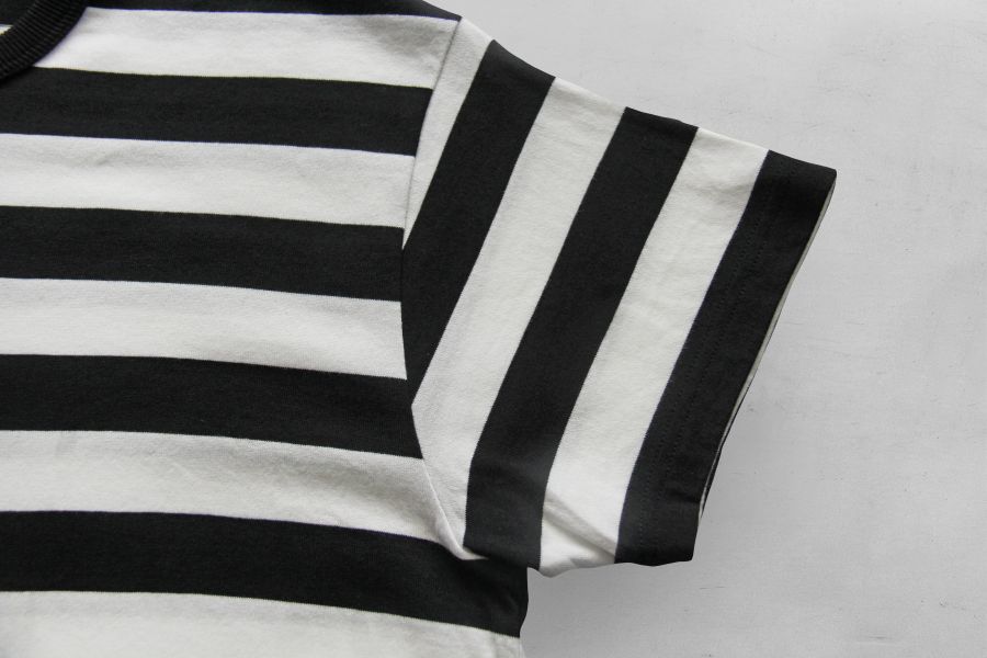 The Rite Stuff - Border Stripe Tee (Black) 條紋短t,The Rite Stuff,John Lofgren 日本,heddels 網站,1940 年代 風格,男 經典服飾,