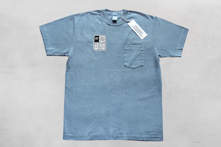 SURE'S POCKET TEE/Indigo Zombies 日本 XX DEVELOPMENT, 台南 文創,台南 天氣,台南 美食,台南 甜,SURE MEG,男 短t 厚,圓筒 白t ,