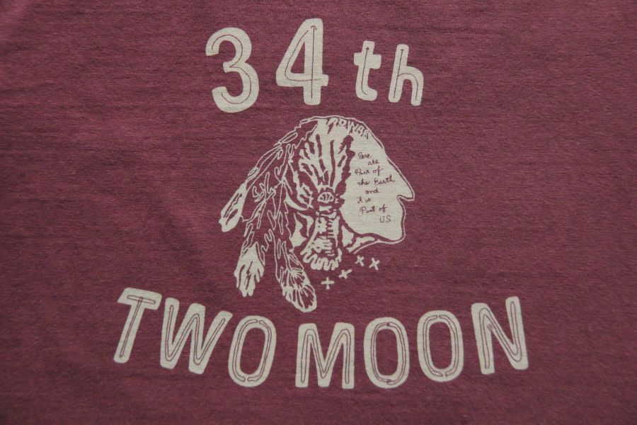 Two Moon/34th T-shirt/酒紅 Two Moon,日本品牌,天竺棉,