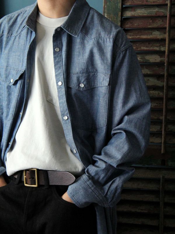 Ordinary Fits-CHAMBRAY WESTERN SHIRTS Ordinary Fits,西部襯衫