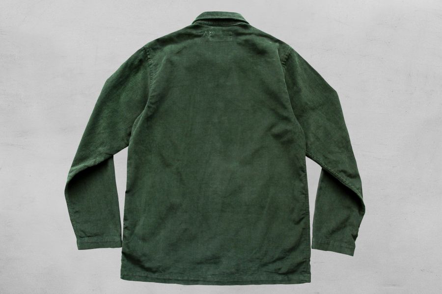 Universal Works - Bakers Overshirt (Green) 復古,英國品牌,英格蘭,燈芯絨,Universal Works,秋冬穿搭,工作襯衫