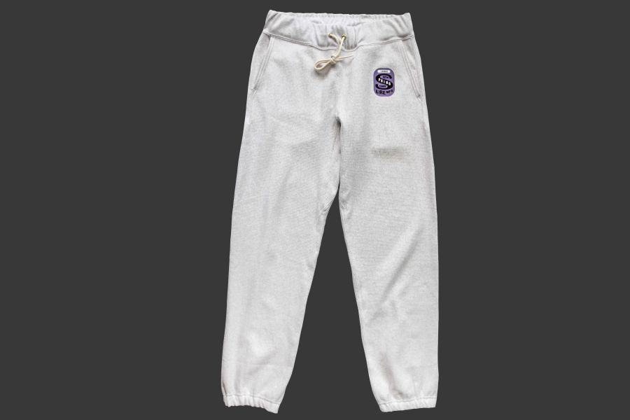 SURE'S "SPRING TERRY" 復古運動褲/石灰色 XX DEVELOPMENT,棉褲 推薦,sweat pants,MFG,Champion,運動 褲,champion,