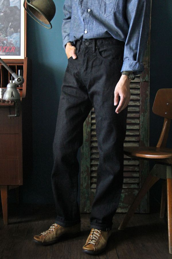 NOCOMPLY JEANS NC66E-00/Jet Black 黑褲,阿美咖機,american casual,美式 休閒,中高腰 直筒,