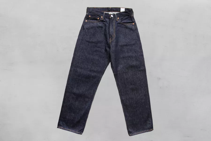 orSlow-101 DAD’S FIT DENIM PANTS/ONE WASH orSlow,101 DAD’S FIT,男生 黑色 寬褲,男生牛仔寬褲,復古風寬褲,牛仔寬褲男穿搭,牛仔寬褲男,