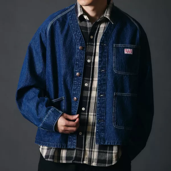 Barns Outfitters - BIGMAC Flannel Shirt/Black Barns Outfitters,男生短袖襯衫推薦,男生軍裝搭配,