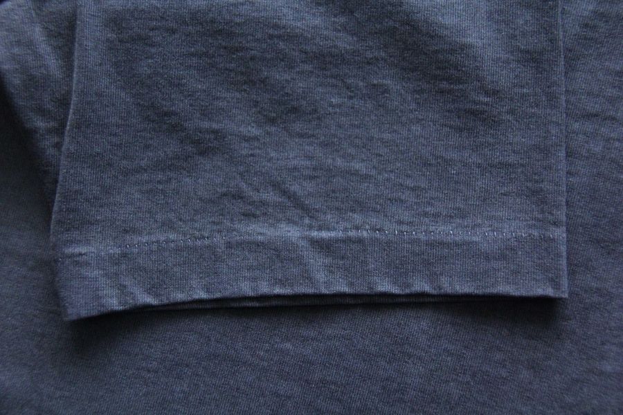 SURE'S Soul on T-Shirt /Nasvy 日本製,名古屋獨立服裝廠,白t,圓筒衣身,不易變形短t,丹寧,Pigment Dye染,