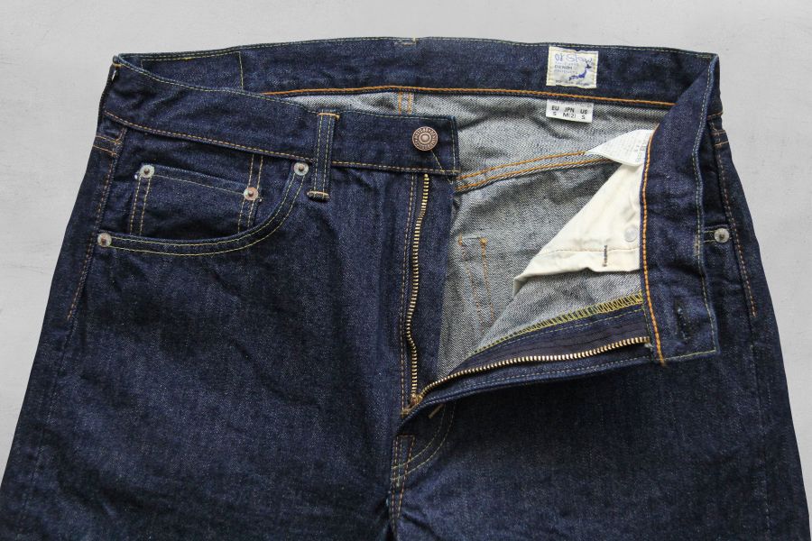 orSlow - IVY FIT JEANS 107 orSlow, orSlow 107,小直筒,鉚釘舊化,one wash,丹寧,隱藏後袋花,牛仔,日本製,台南,選物店,老派