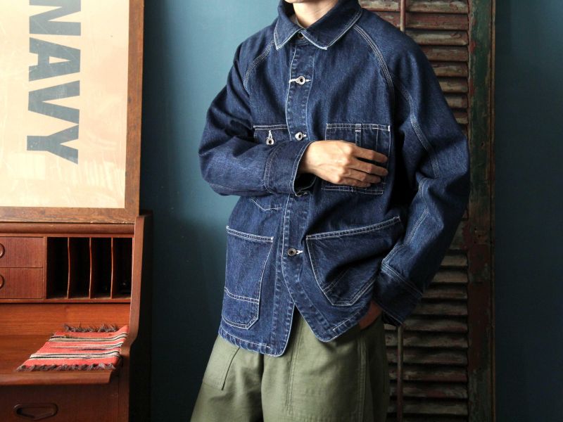 Ordinary Fits - US COVERALL Ordinary Fits COVERALL 工作外套,Ordinary Fits 丹寧外套,男 牛仔外套,日本製復刻工作外套,男 工作夾克 推薦,丹寧外套推薦,日本丹寧品牌,
