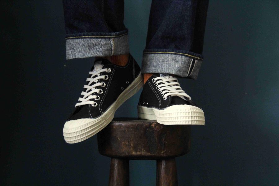 NOVESTA -Star Master 60 BLACK_99 BEIGE/106 ECRU novesta 鞋 台灣門市,Novesta star master,硫化底 帆布鞋,斯洛伐克製,手工鞋,