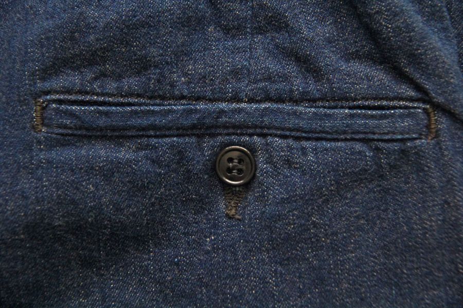 orSlow/Two Tuck Denim Wide Trouser orslow