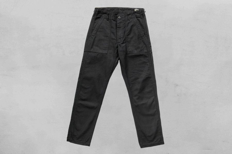 orSlow - US Army Fatigue Pant(Slim Fit) 日本 orSlow 軍褲,男生黑褲推薦,