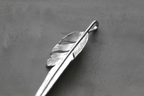 KinG Smith -風切小羽/右向/訂製 King smith,風切羽,indian,jewellery,leather craft,silver,銀羽,風切羽,印地安銀飾,台南男裝,選物店,老派,mr old