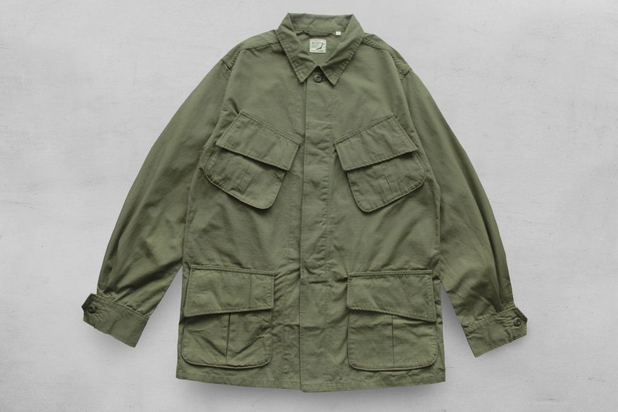 orSlow - US Army Tropical Jacket orslow,軍裝,軍外套,越戰 美軍 夾克,抗撕裂面料,日本製,台南,選物店,老派人生