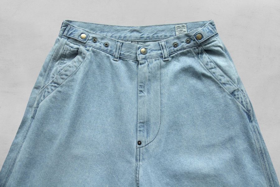 Ordinary Fits - BELL PANTS/BLEACH Ordinary Fits,男生水洗刷色牛仔褲,男 刷色 丹寧褲,男 工作褲 推薦,男生 寬鬆牛仔褲推薦,