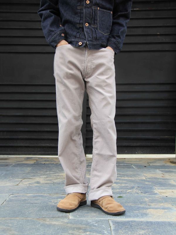 NOCOMPLY JEANS-NC66CORDS/Gray SURE 長褲,燈芯絨 褲,XX DEVELOPMENT,アメカジ,american casual,牛仔褲 66 Type,