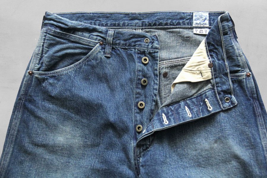 orSlow- PAINTER PANTS (USED) orSlow畫家褲,水洗牛仔褲,男生刷色褲推薦,