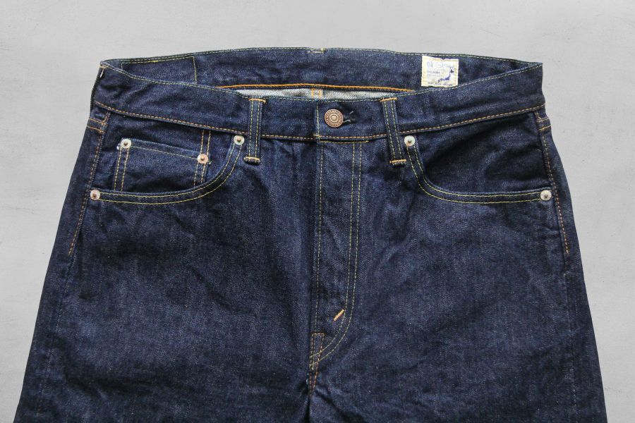 orSlow - IVY FIT JEANS 107 orSlow, orSlow 107,小直筒,鉚釘舊化,one wash,丹寧,隱藏後袋花,牛仔,日本製,台南,選物店,老派