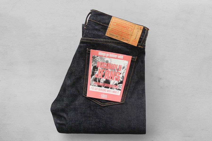 NOCOMPLY JEANS - NC66E/Slim 66501,養褲,原色褲,復刻褲,日本牛仔褲,501, 牛仔褲,Selvedge Denim,