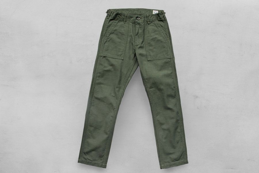 orSlow - US Army Fatigue Pant(Slim Fit) orSlow,軍褲,アメカジ,阿美咖機,Fatigue Pant,丹寧,牛仔,日本製,american casual,台南,台南逛街,老派人生,