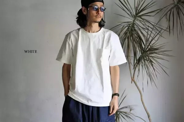 orSlow - Pocket T-shirt (White) 日本品牌orSlow T恤,男生質感短袖T恤,