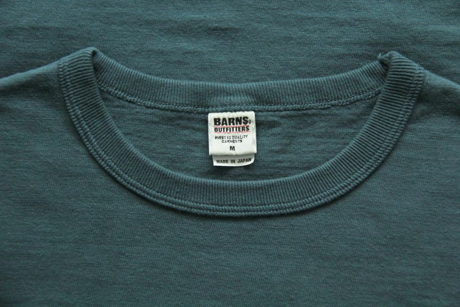 Barns Outfitters - Tsuri-Ami Pocket Crew Neck Tee/Shark Barns Outfitters,美式復古休閒之專門品牌,經典Tsuri-Ami Tee,Made in Japan,圓筒衣身結構,和歌山古董吊編機織造