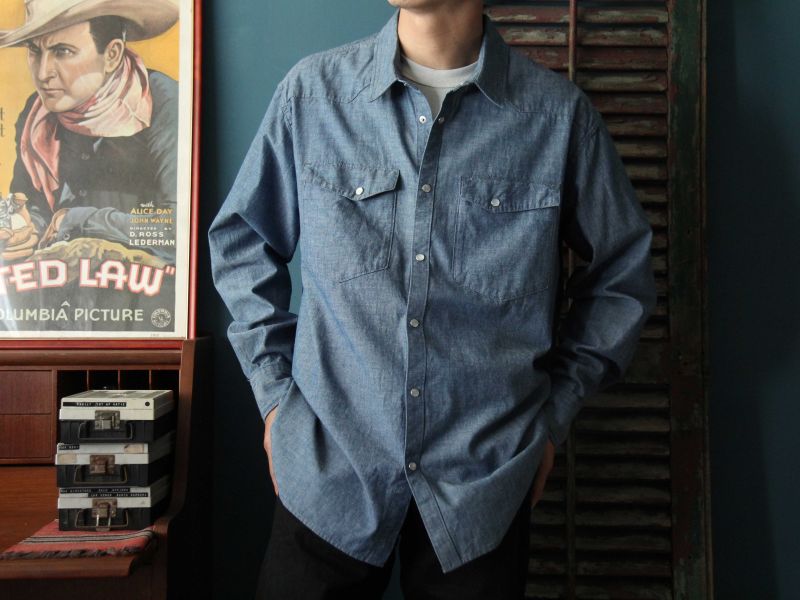 Ordinary Fits-CHAMBRAY WESTERN SHIRTS Ordinary Fits,西部襯衫