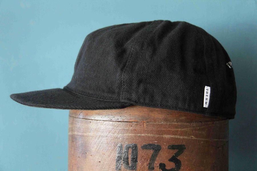 The H.W. Dog & Co./ Railroad Cap (Black) The H.W. Dog帽子,可以戴十年的帽子,狗帽,the hw dog and co,日本職人手工帽飾,