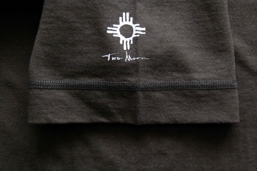 Two Moon - Henley Neck Tee (BLK) Two Moon,亨利領