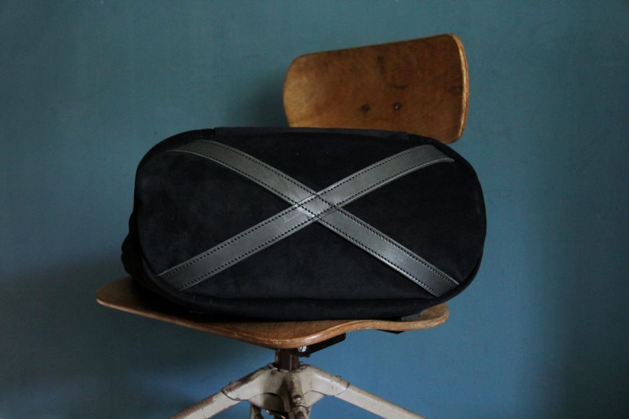 S.F.K. Type R Tote Bag in Suede Leather 