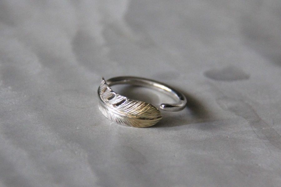 KinG Smith - 先金長尾戒/訂製 KinG Smith,handmade,silver,銀羽,風切羽,老派,mr old,銀器,navajo,