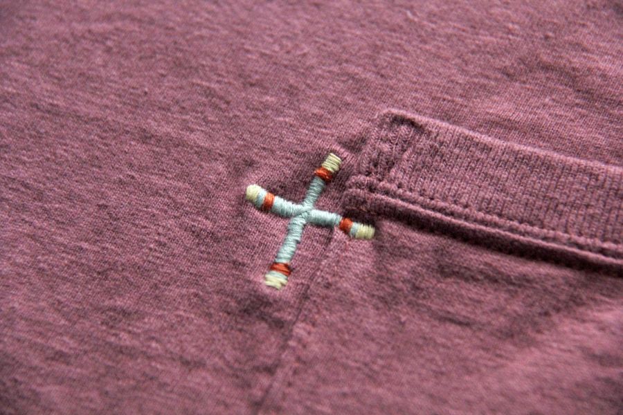 Two Moon - No.20272 Pocket Tee (Azuki) Two Moon